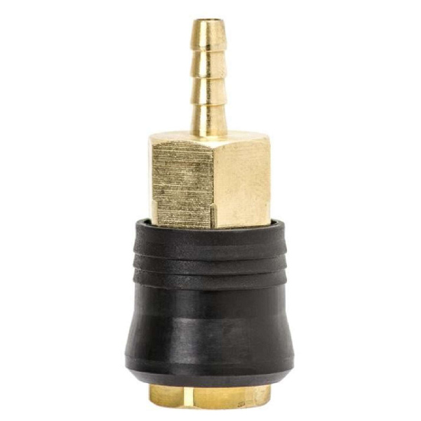 Быстроразъемное соединение на шланг 6мм, латунь.