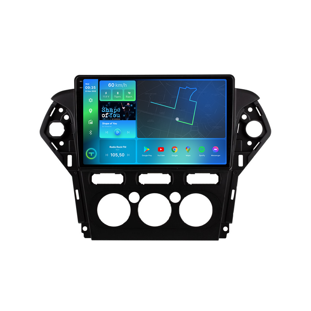 Штатна магнітола Torssen 2K Ford Mondeo 11+13 black FL9 4+64Gb 4G Carplay DSP