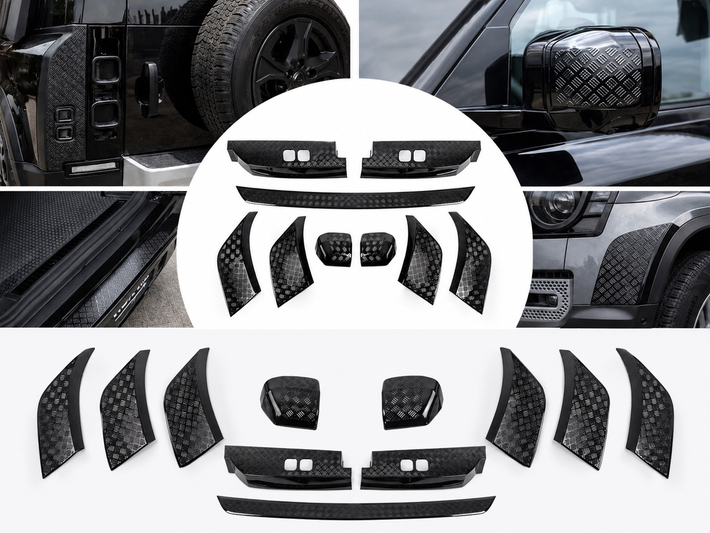 Комплект накладок по кузову Land Rover Defender 2019- гг.