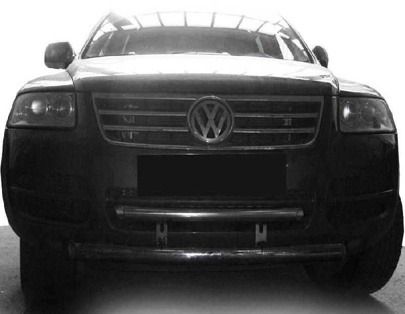Кенгурятник ST013 (нерж) Volkswagen Touareg 2002-2010 рр.