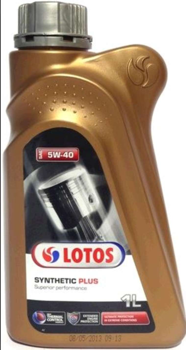 Олія автомобільна, 1л (SAE 5W-40, синтетика) (Synthetic Plus) LOTOS (#GPL)