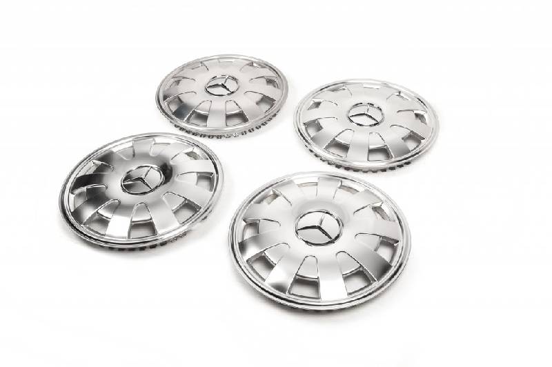 Ковпаки з нержавійки Пелюстки (1-катковий, 4 шт) Volkswagen Crafter 2006-2016 рр.