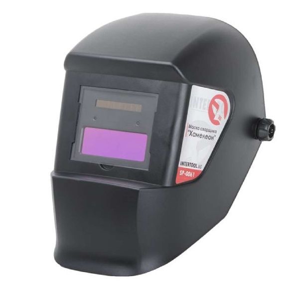 Маска сварщика Хамелеон, по авт. регулировка, класс светофильтра 1/2/1/2, 2 сенсора, DIN11, 1/15000С, см. Окно 92х34мм, РР