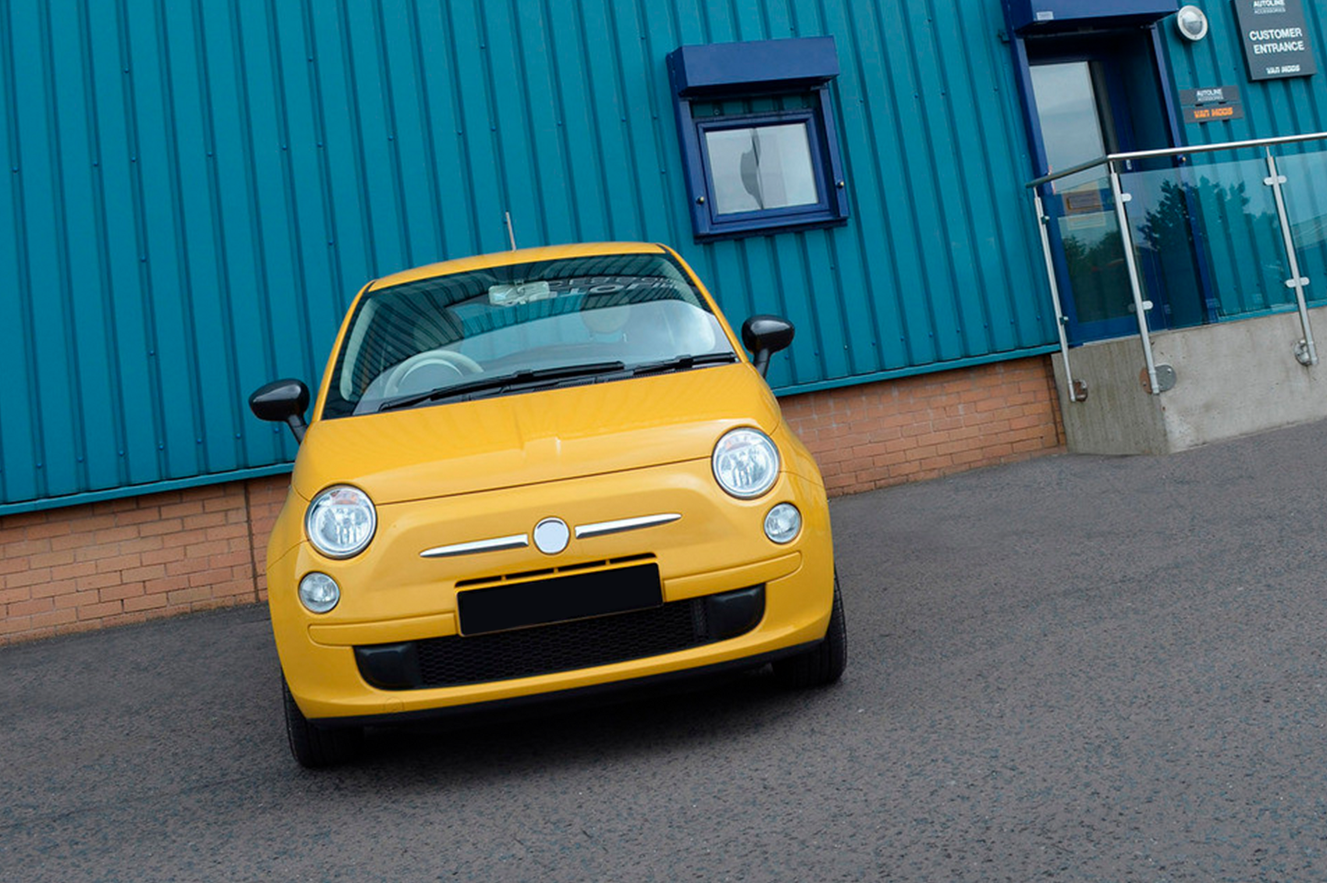 Накладки на дзеркала 2007-2015 (2 шт., натуральний карбон) для Fiat 500/500L рр