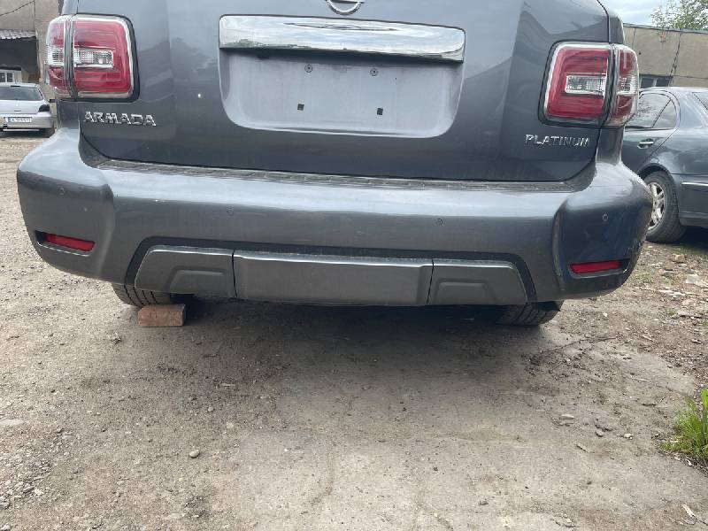 Задній бампер в зборі (оригінал 2019 рік) Nissan Patrol Y62 2010-2024 рр.