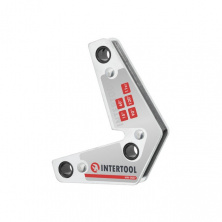 Угольник магнитный для сварки, 15°, 60°, 90°, 120°, 11 кг, 75×85 мм