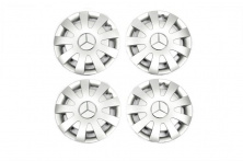 Ковпаки сірі ABS (1-катковий, 4 шт) Mercedes Sprinter W907/W910 2018- рр.