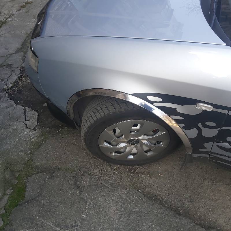 Накладки на арки (4 шт, нерж) Audi A6 C5 1997-2001 рр.