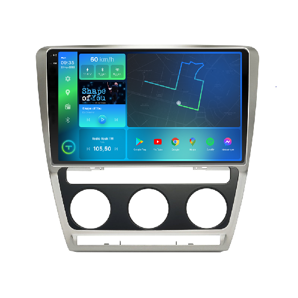 Штатна магнітола Torssen 2K Skoda Octavia A5 08-13 F9332 4G Carplay DSP