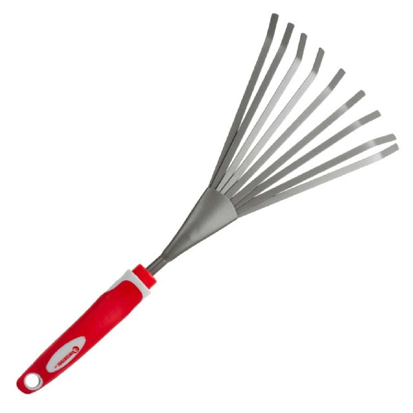 Грабли веерные садовые 230 мм*100 мм с комбинированной рукояткой