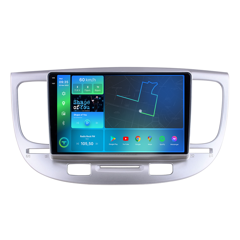 Штатна магнітола Torssen 2K Kia Rio 05-11 F98256 4G Carplay DSP