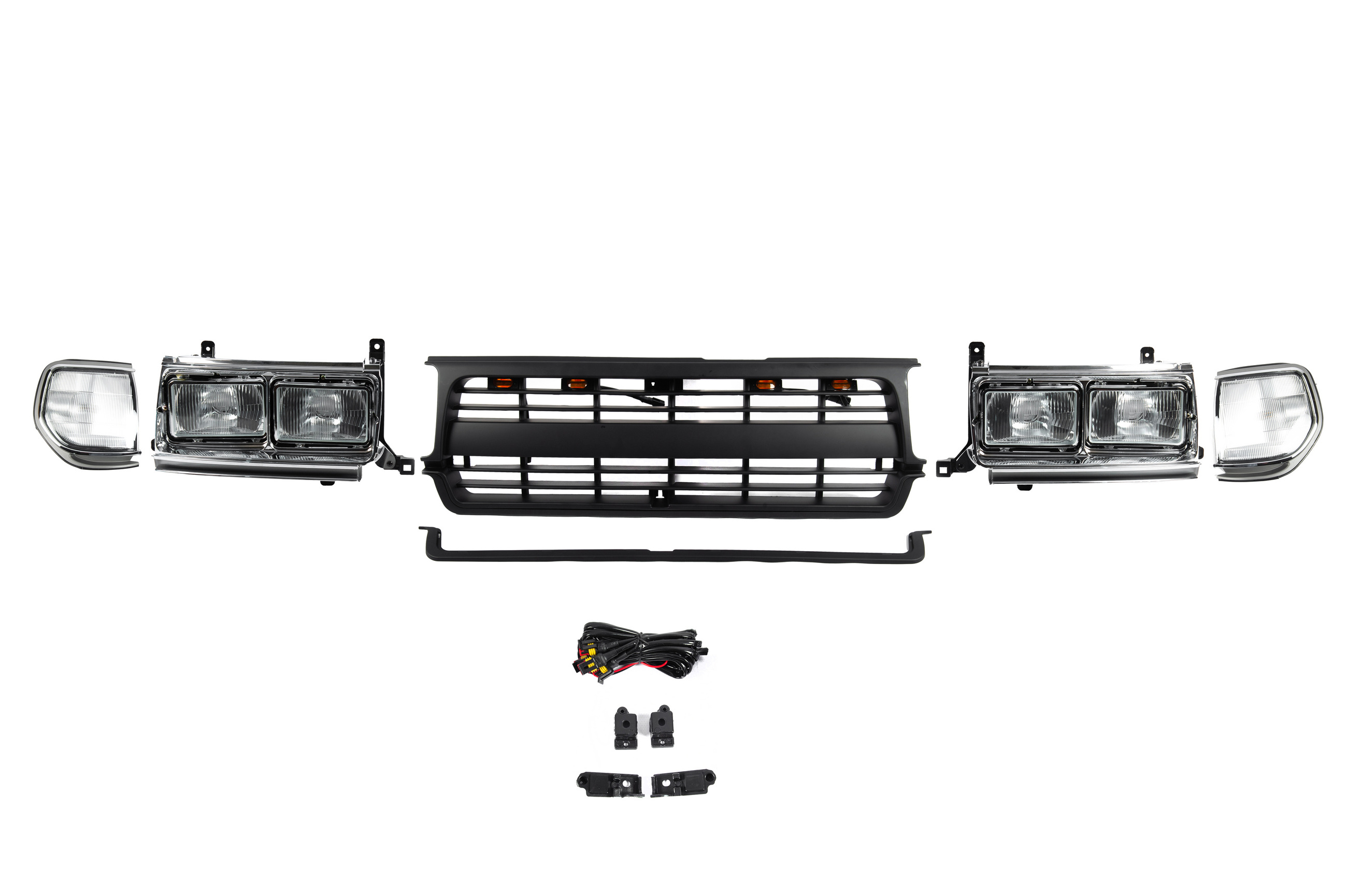 Комплект фар і решітки (OffRoad) Toyota Land Cruiser 80 1990-1997 гг.