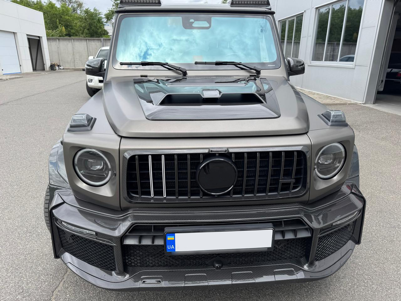 Накладка на капот BRB (Карбон) Mercedes G сlass W465 2025- гг.