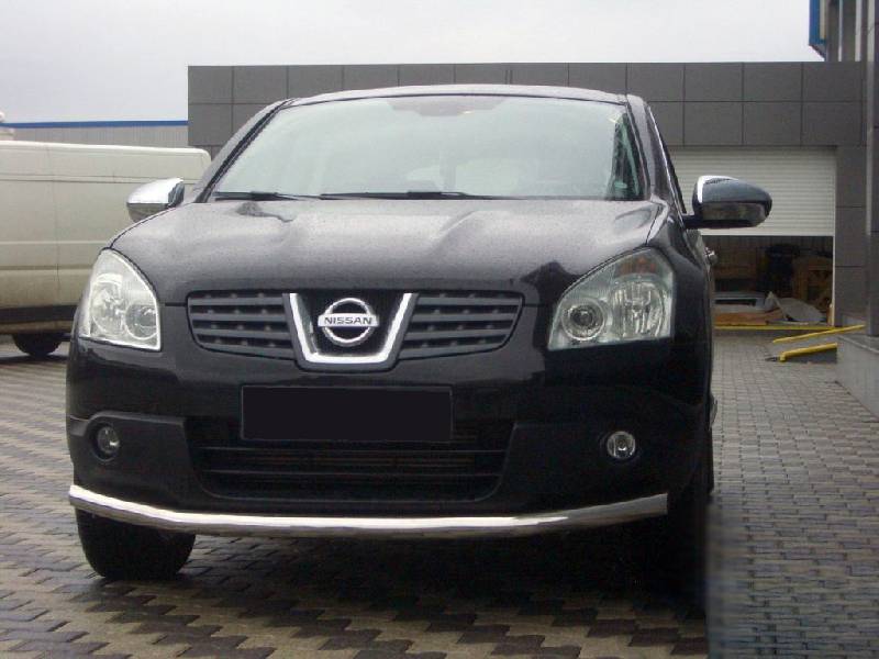 Передній вус ST008 (нерж) 42 мм Nissan Qashqai 2007-2010 рр.