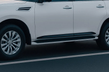 Молдинги дверні (4 шт, чорні) для Nissan Patrol Y62 2010-2024 рр