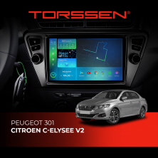 Штатна магнітола Torssen Peugeot 301/Citroen Elysee V2 F9432 4G Carplay DSP