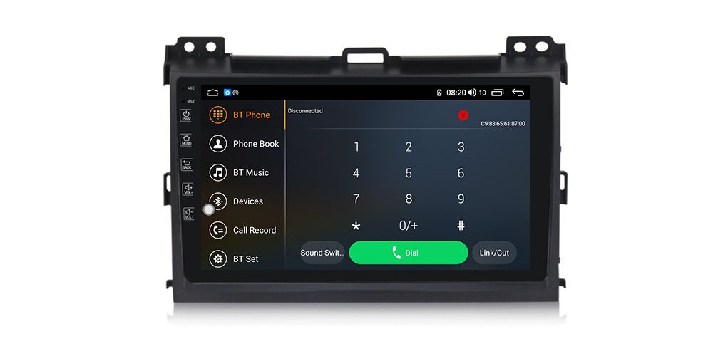 Штатна магнітола Torssen Toyota Prado 120 F9464 4G