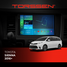 Штатна магнітола Torssen 2K Toyota Sienna 16+ F9232 4G Carplay DSP