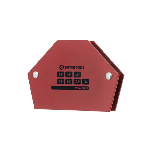 Держатель магнитный для сварки трапеция, 30°, 45°, 60°, 75°, 90°, 135°, 11 кг, 100×68×14 мм