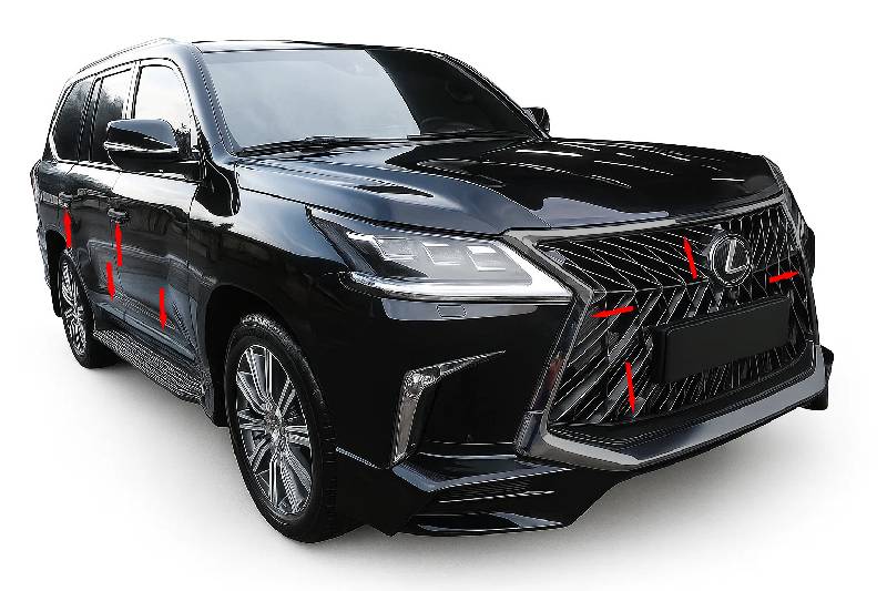 Комплект BlackEdition (для TRD 2016+) Lexus LX570/450d 2008-2022 рр.