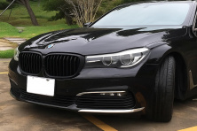 Ніздрі 1 Bar (2016-2019, чорний матовий) BMW 7 серия G11/G12 2015-2022 гг.