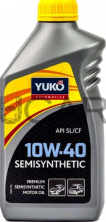 Олія автомобільна, 1л (SAE 10W-40, SEMISYNTHETIC, API SL/CF) YUKO