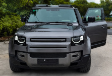 Козирьок лобового скла з 2 LED Land Rover Defender 2019- гг.
