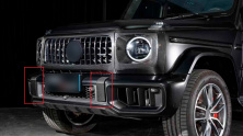 Комплект накладок на передній і задній бампер (для G63 AMG, карбон) Mercedes G сlass W465 2025- гг.