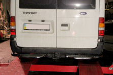 Задні захист підніжка AK-Special (нерж.) Ford Transit 2000-2014 рр.