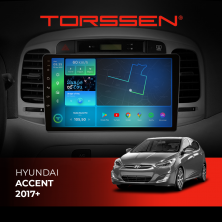 Штатна магнітола Torssen Hyundai Accent 2017+ F9232