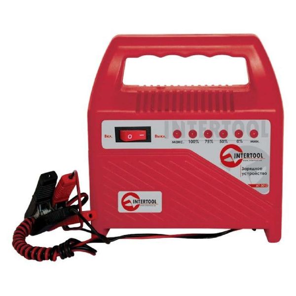 Автомобильное зарядное устройство для АКБ INTERTOOL