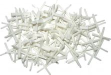 Набор дистанционных крестиков для плитки 3,0 мм / 150 шт.