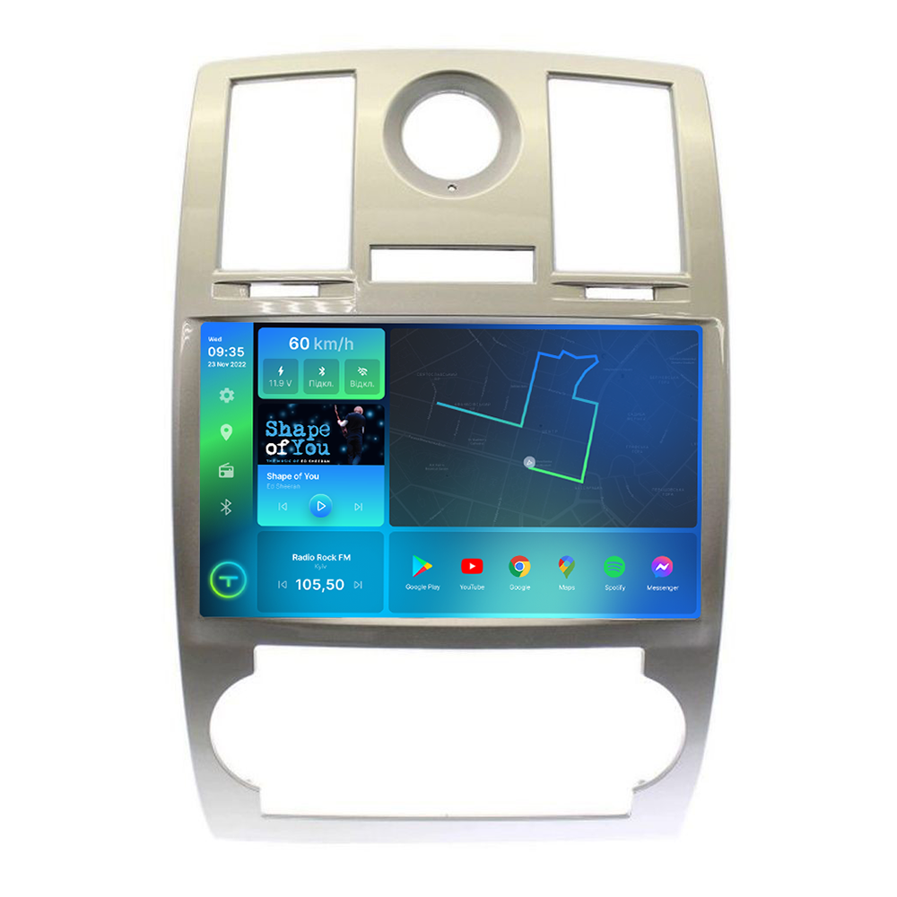 Штатна магнітола Torssen 2K Chrysler 300C 04-14 F98256 4G Carplay DSP