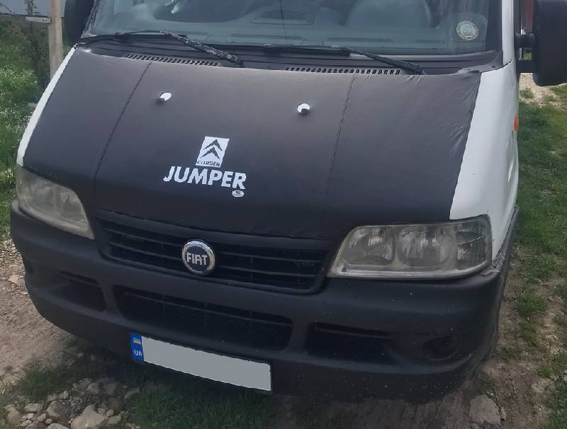 Чохол капота (напис Jumper) Пол капота, 1995-2001 Peugeot Boxer 1994-2006 рр.