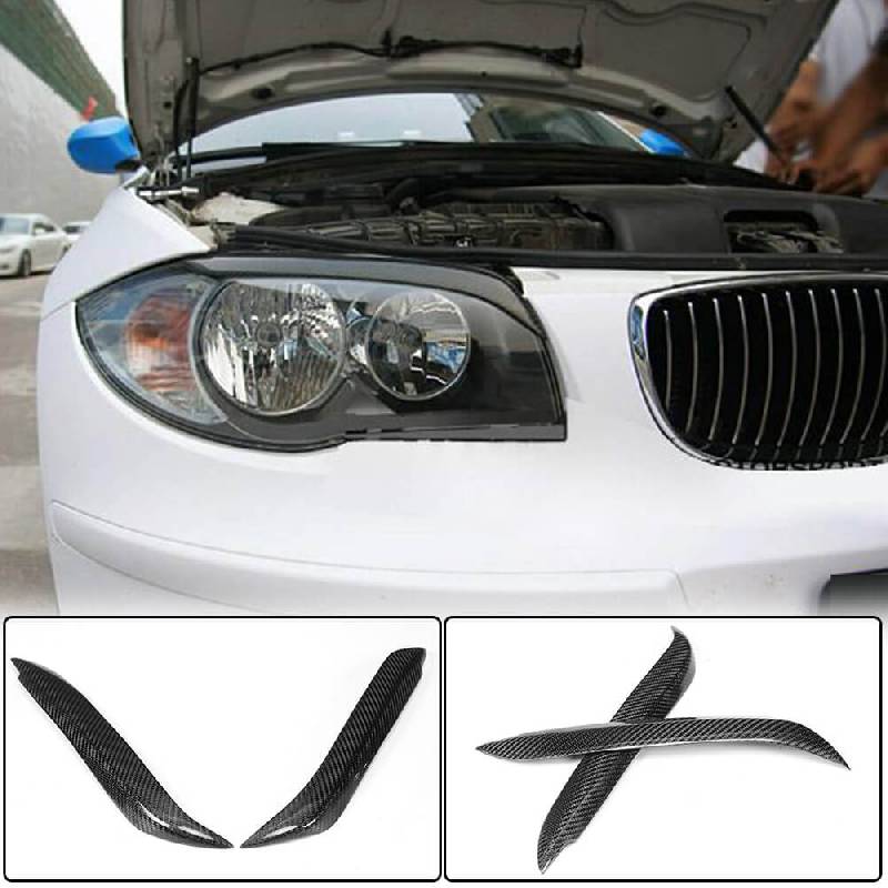 Вії на фари (Карбон) BMW 1 серія E81/E82/E87/E88 2004-2011 рр.