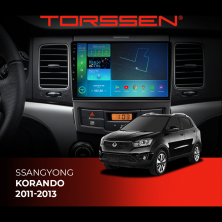 Штатна магнітола Torssen SsangYong Korando 11-13 F9232 4G Carplay DSP