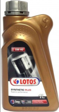 Олія автомобільна, 1л (SAE 5W-40, синтетика) (Synthetic Plus) LOTOS (#GPL)