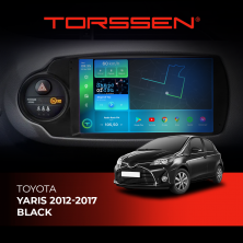 Штатна магнітола Torssen Toyota Yaris 2012-2017 black F9464 4G Carplay DSP
