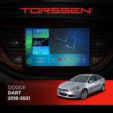 Штатна магнітола Torssen Dodge Dart 2018-2021 F9432 4G Carplay DSP