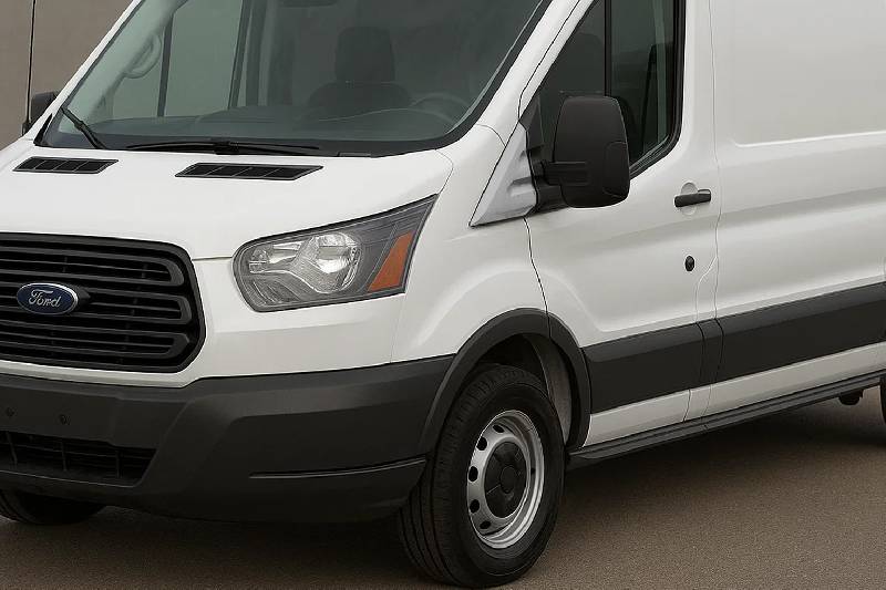 Накладка біля дзеркал Carmos (2 шт., нерж) Ford Transit 2014- рр.
