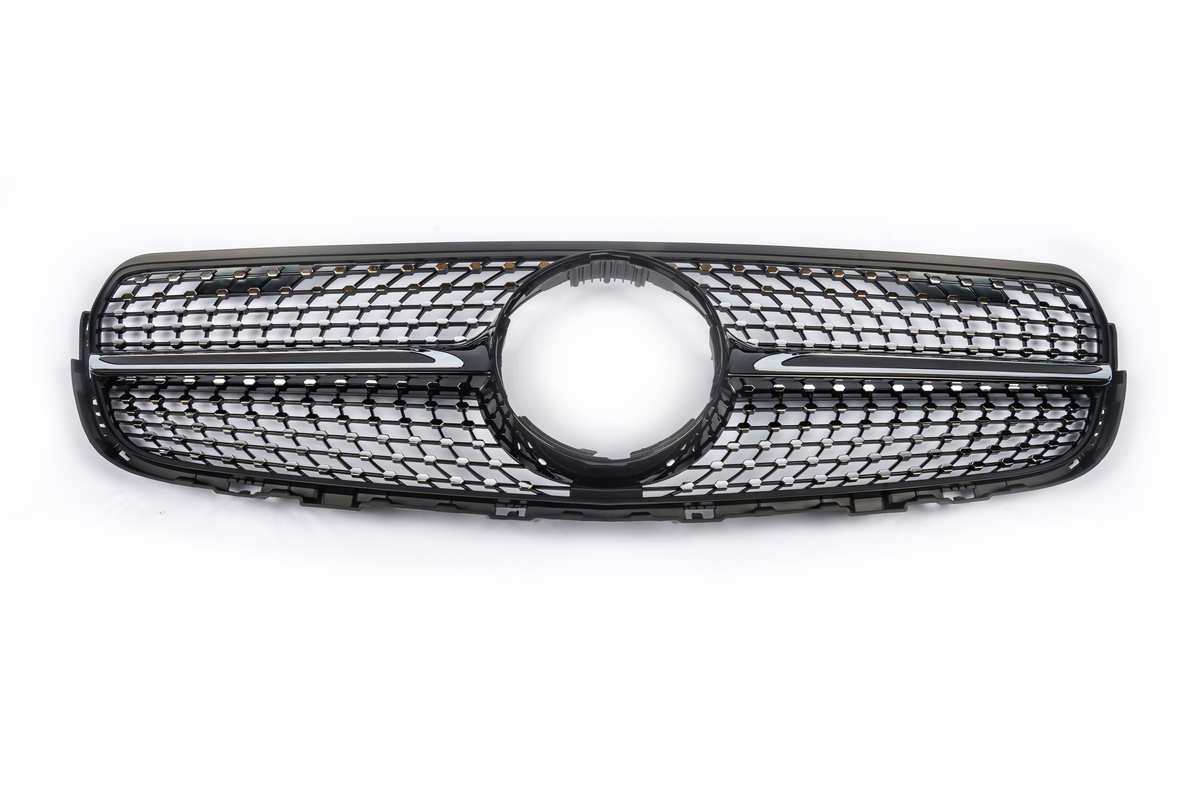 Передня решітка Diamond Black (2015-2019) Без місця під камеру для Mercedes GLC coupe C253 рр
