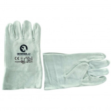 Перчатка замшевая (крага) 10.5 (ящик 120 пар) INTERTOOL