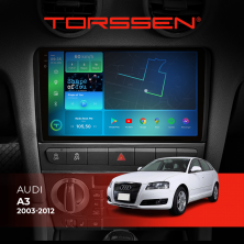 Штатна магнітола Torssen 2K Audi A3 03-12 F9332 4G Carplay DSP