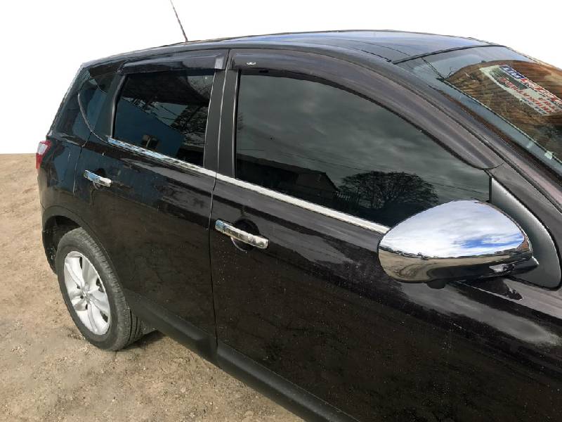 Зовнішня окантовка (4 шт, нерж) Звичайна база, Carmos - Турецька сталь Nissan Qashqai 2010-2014 рр.
