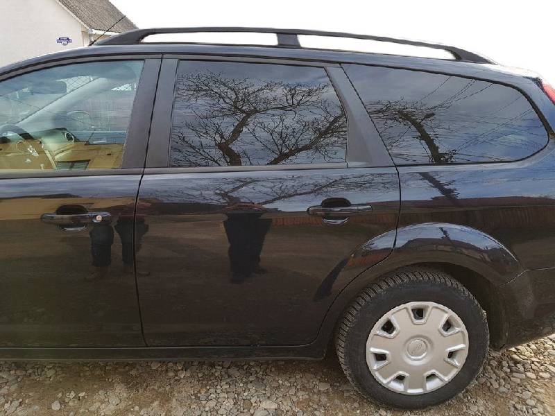 Алюмінієві рейлінги (Caravan, Чорні) Ford Focus II 2005-2008 рр.