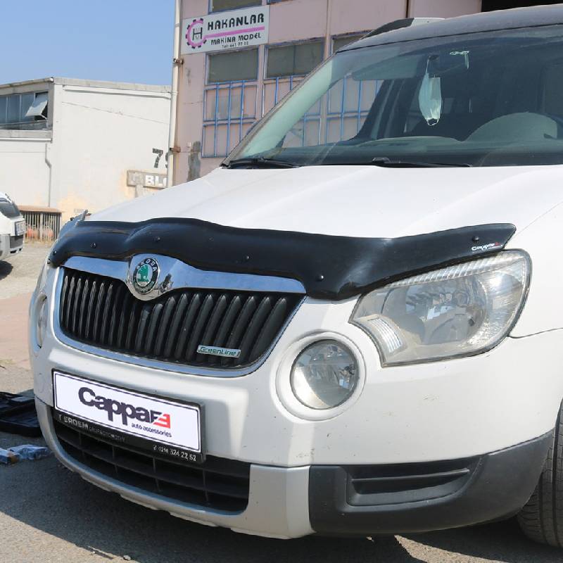 Дефлектор капота 2009-2013 (EuroCap) Skoda Yeti 2009-2017 рр.