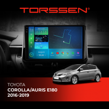 Штатна магнітола Torssen 2K Toyota Corolla / Auris E180 2016-2019 FL9 4+64Gb 4G Carplay DSP