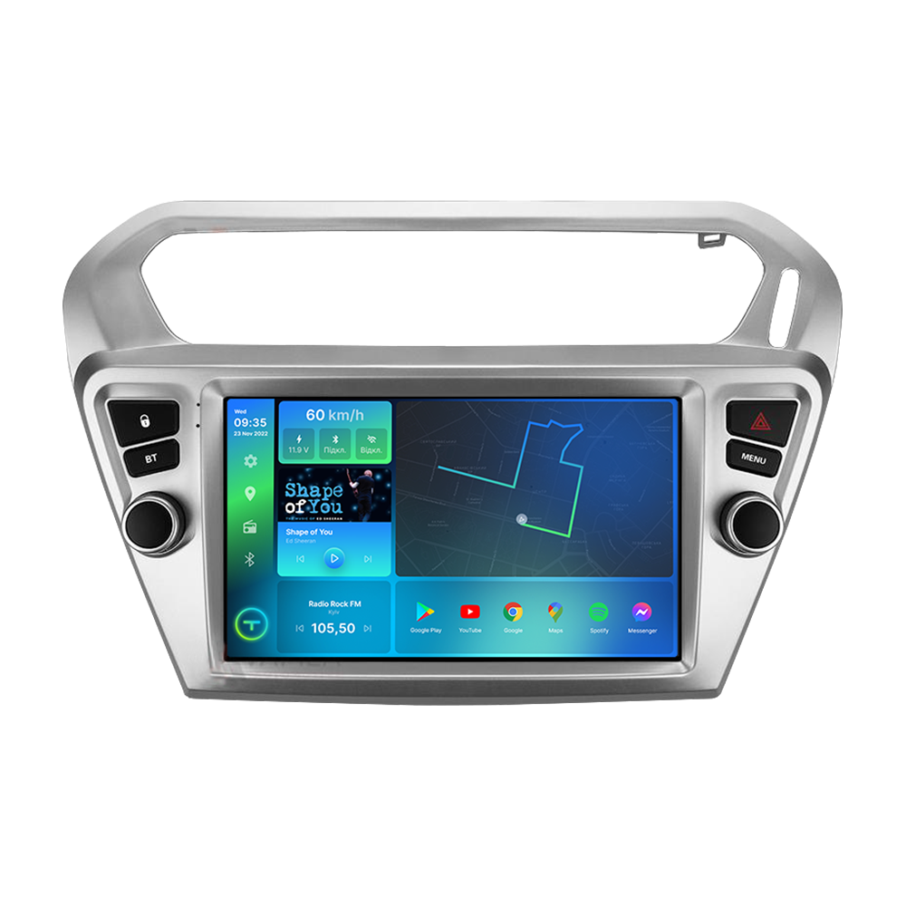 Штатна магнітола Torssen 2K Peugeot 301/Citroen Elysee V2 F98256 4G Carplay DSP