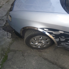 Накладки на арки (4 шт, нерж) Audi A6 C5 1997-2001 рр.