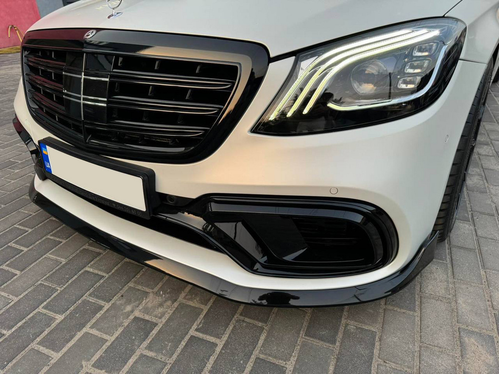 Комплект обвісів S63 AMG (2018-restyling) для Mercedes S-class W222 2013-2022 рр